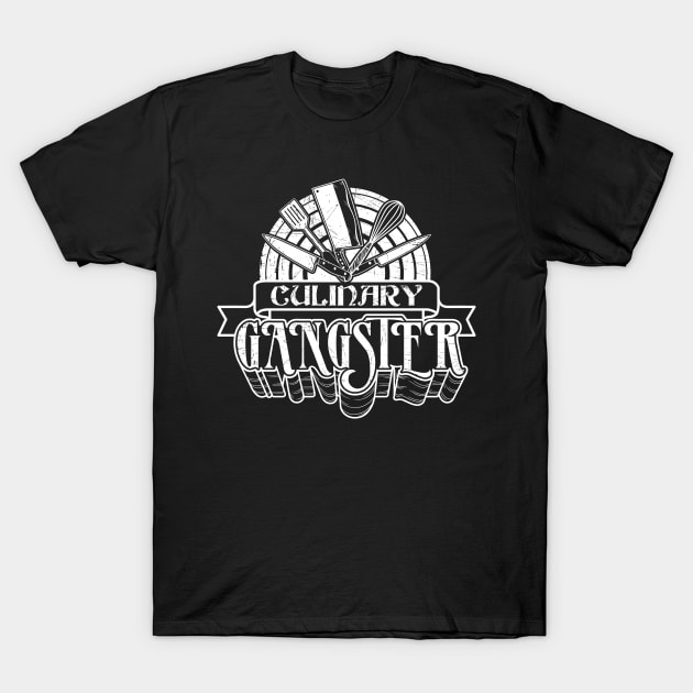 Culinary Gangster Chef T-Shirt by captainmood